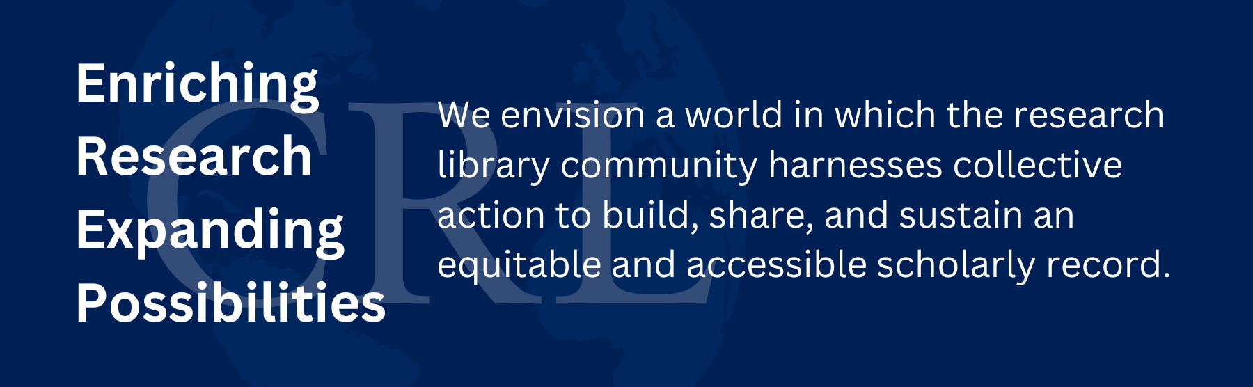 Center for Research Libraries Center for Research Libraries